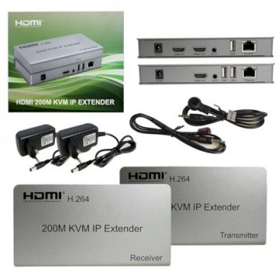 HDMI удлинитель по витой паре + KVM, до 200м