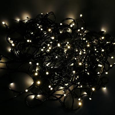 Гирлянда нитевая, 20м, 140LED, т.бел. матовый диод, Ч.П.