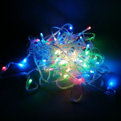 Гирлянда нитевая, 10м, 70LED, RGB, матовый диод, П.П. LX-99