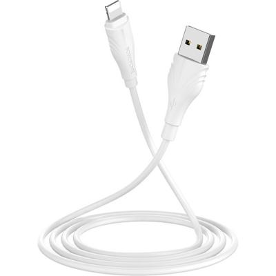 Кабель USB - Lightning 8pin, 3,0м, BOROFONE BX18 Optimal, белый