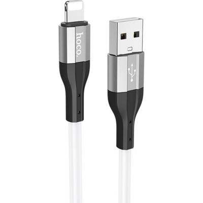 Кабель USB - Lightning 8pin, 1,0м, HOCO X72 Creator, силикон, белый