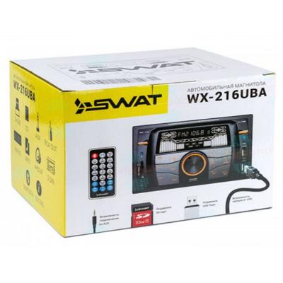 Автомагнитола 2DIN SWAT WX-216 UBW, 4*50, MP3, USB, SD