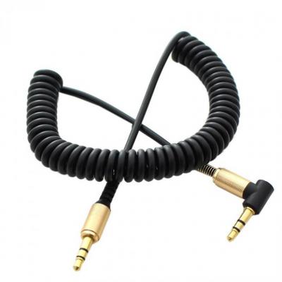 Jack 3,5mm - Jack 3,5mm 1,8м Орбита OT-AVC23(3315) витой, угловой, черный