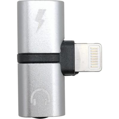 Переходник Орбита TDS GL-011 (штекер Lightning-2 гнезда Lightning) серый