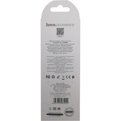 Кабель USB - micro USB, 2,0м, HOCO X14 Times speed, красный/черный