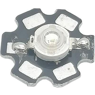 Светодиод 1W зелёный (Uпит=3,2-3,4V) на радиаторе /42879