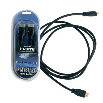Шнур HDMI-HDMI 2,0м ver.1.3 (24K) HDMI-2.0pro Mystery