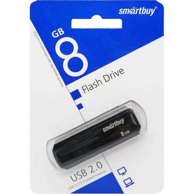 USB накопитель Smartbuy 8GB Clue Black (SB8GBCLU-K)