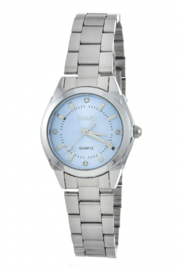Часы наручные Skmei 1620 серебристо-голубой (silver-blue) 