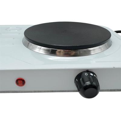 Электрическая плитка 2 конфорки, диск, Happy Panda HP-04W (2000 Вт, белый)