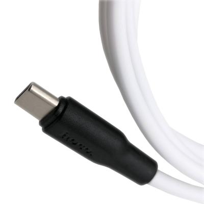 Кабель USB - Type C, 1,0м, HOCO X21 Plus Silicone 3.0A, черный/белый