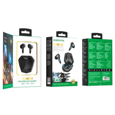 Беспроводные наушники BOROFONE BE53 TWS Graceful, bluetooth, в кейсе, черный
