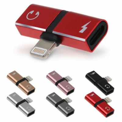 Переходник Орбита TDS GL-011 (штекер Lightning-2 гнезда Lightning) черный