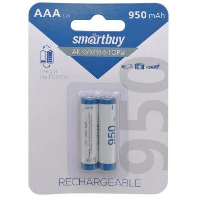 Аккумулятор AAA (HR03), 950 mAh, BL2 (24/240) (SBBR-3A02BL950) SmartBuy