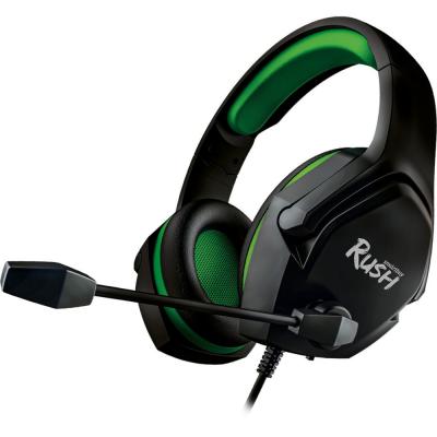 Игровая гарнитура Smartbuy RUSH ASPID, 40мм, переходник для ПК, черн/зелен (SBHG-9760)