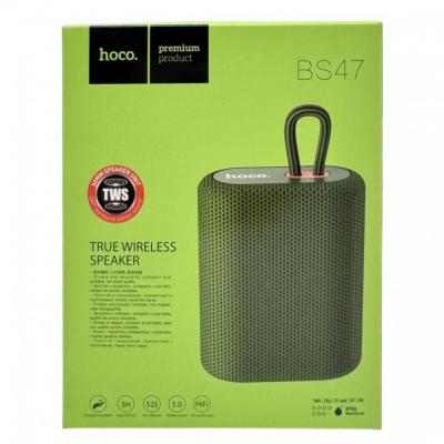 Активная колонка HOCO BS47 (FM/USB/microSD/BT), темно-зеленый