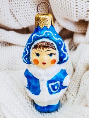 Игрушка ёлочная, 1шт. 9см. Снегурочка внучка