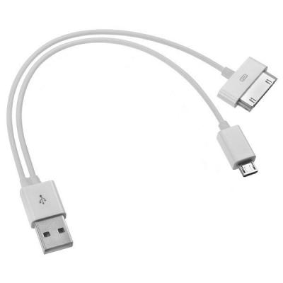 Переходник USB Орбита BS-3065 (Samsung, microUSB) 30см  