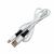 Кабель USB - Lightning 8pin, 1,0м, Ugetus X82, силикон, белый 