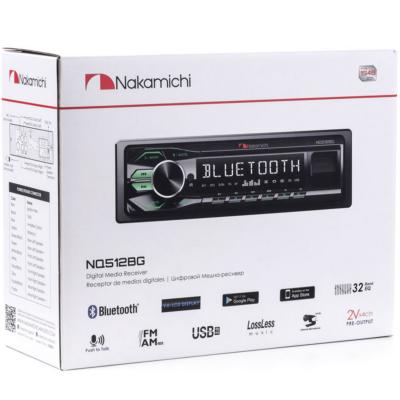 Автомагнитола Nakamichi NQ512BG 1DIN,Bluetooth, 4*50Вт