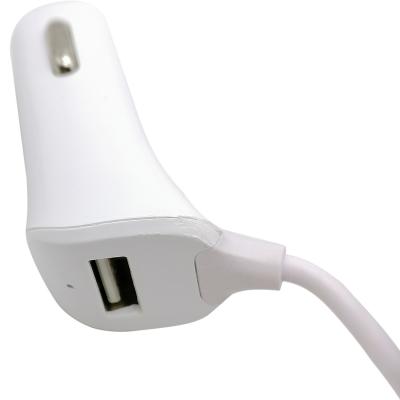 АЗУ Nobby Practic 012-001 s8pin для Apple 1.2А +доп. выход USB, 1.2м, белый***