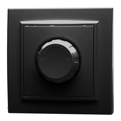 Светорегулятор (диммер) 600W 220B "Эрна" черный /39474/