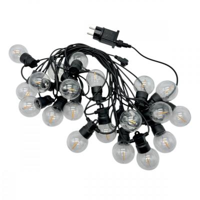 Гирлянда белт-лайт, уличная, 10м, 20LED, теплый белый, шаг 50см, лампы в компл., OG-LDG24
