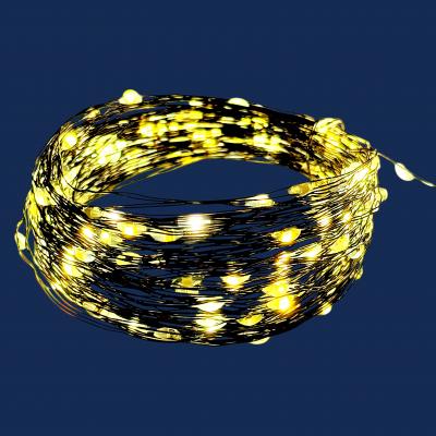Гирлянда провол. 15м, 150LED, т.свет. капли макро, 8 функций, Luca String Light /87423/