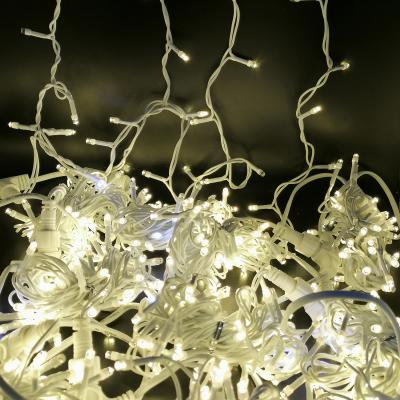 Гирлянда дождь, уличная, 3,0м/3,0м, 600LED, т.бел., Б.П., LX-27