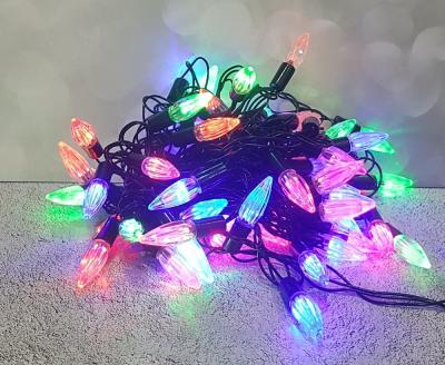 Гирлянда нитевая, 7.5м, 72LED, RGB, МАКУШКИ, Ч.П. HQ LX-3-24