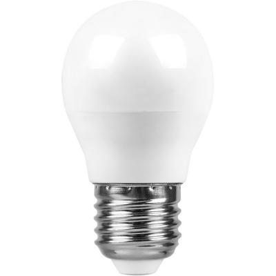 LED лампа G45/07W/2700/E27, SAFFIT /55036/