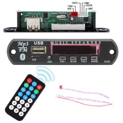 Аудиопанель 12V bluetooth с пультом OT-SPM12 (AB5322) 