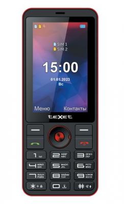 Мобильный телефон teXet TM-321 черный-красный