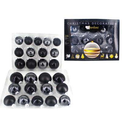 Игрушка ёлочная, уп.26шт. разноцветные, Darlens DL-DRL06269