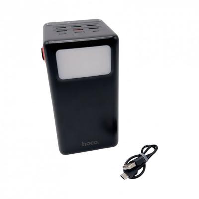Портативный аккумулятор 100000 мАч, HOCO J142, 6xUSB+1xUSB-C, черный