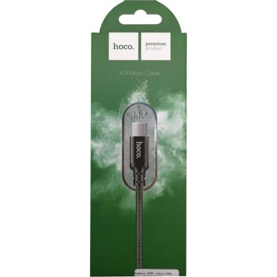 Кабель USB - micro USB, 1,0м, HOCO X14 Times speed, черный