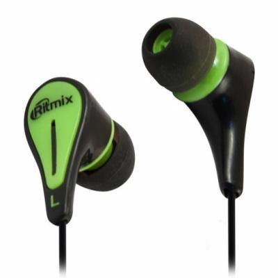 Наушники Ritmix RH-012 black (вакуумные)