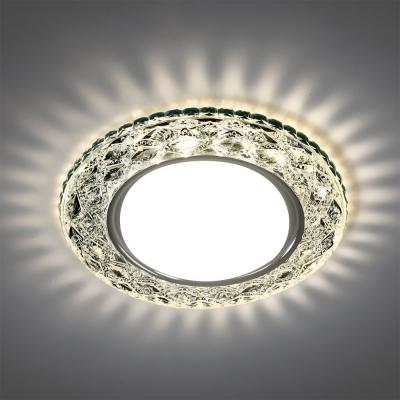 Светильник встраиваемый под лампу Smartbuy GX53 LED подсветка прозрачный (SBL-06CL3-GX53)