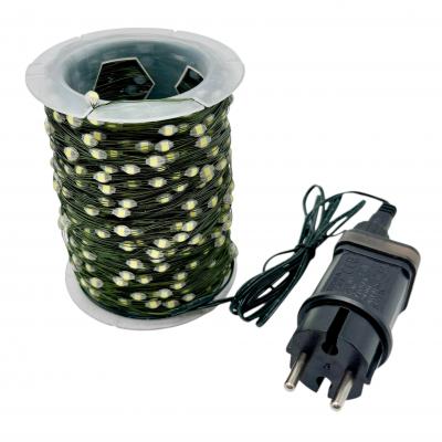 Гирлянда провол. 100м, 1000LED РОСА бел LX-620 пульт IP44+