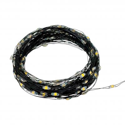 Гирлянда провол. 15м, 150LED, т.свет. капли макро, 8 функций, Luca String Light /87423/