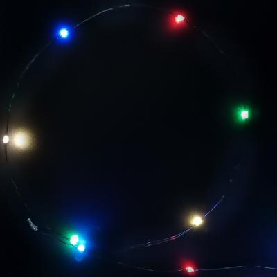 Гирлянда провол. 10м, 1000LED, РОСА RGB З.П. LX-316