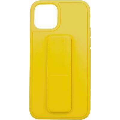 Чехол-накладка, подставка с магнитом iPhone 11 PRO, More choice STAND (Yellow)