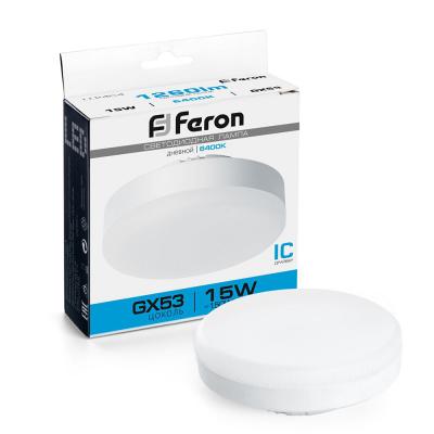 LED лампа GX53/15W/6400, FERON LB-454 /25869/**