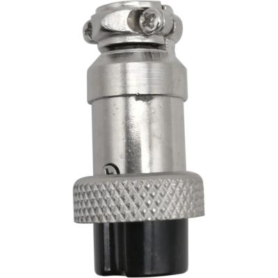 MIC16 (GX16) гнездо 4pin, на кабель (7А, 125В)