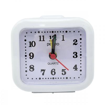 Часы-будильник PERFEO Quartz PF-TC-004, прямоугольные, 8*7,5 см, белый