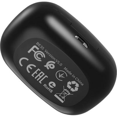Беспроводные наушники BOROFONE BE35 TWS Agreeable voice, bluetooth, в кейсе, черный