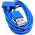 Кабель USB - iPhone 30pin, 1,2м, Smartbuy, цветной, голубой (iK-412c blue)***