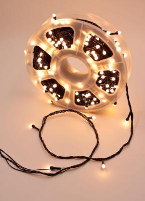 Гирлянда катушка, 100м, 480LED, 8mm, матовый, т.бел. LX-92