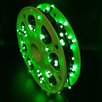 Гирлянда катушка, 50м, 240LED, 8mm, матовый, зел. LX-91