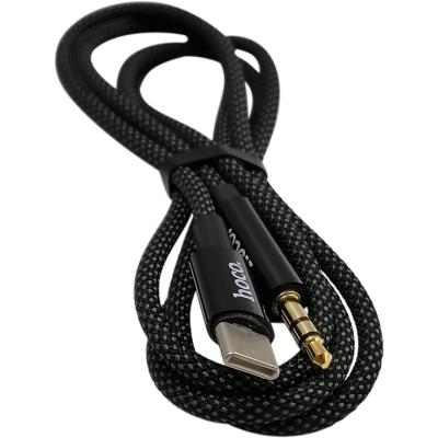 Jack 3,5mm - TYPE-C 1,0м, HOCO UPA19, черный
